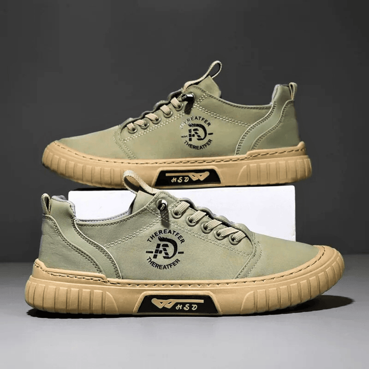 Scarpe da ginnastica uomo leggere e robuste, ideali per passeggio urbano, comfort e supporto quotidiano.