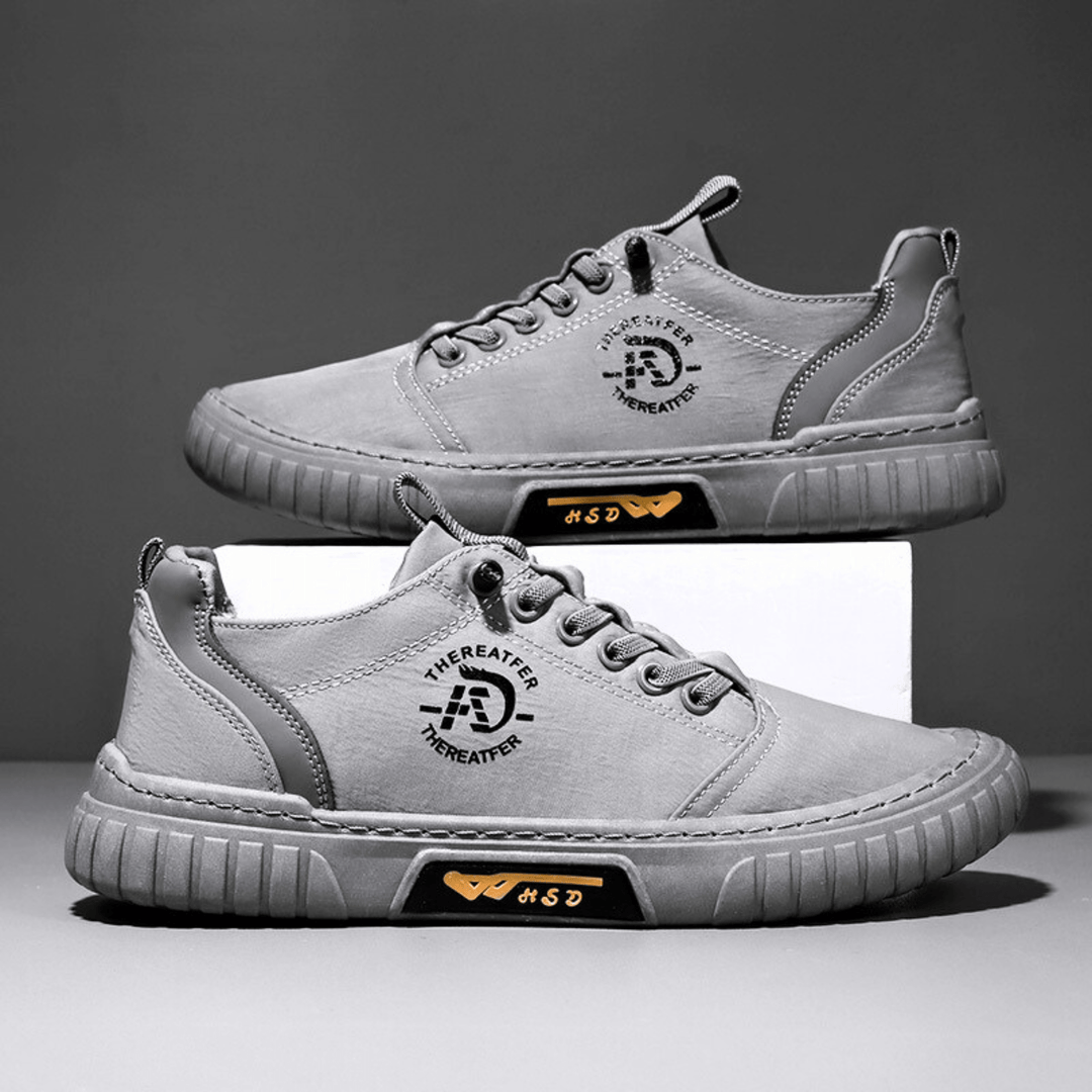 Sneakers uomo casual versatili, adatte per passeggio e abbigliamento urbano, leggere e confortevoli.