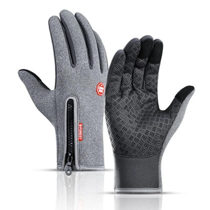 Guanti da ciclismo invernali termici antivento, touchscreen, unisex. Protezione dal freddo per sport outdoor.