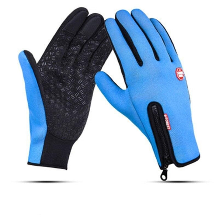 Guanti da sci e outdoor invernali termici con touchscreen, antivento, unisex per sport sulla neve.