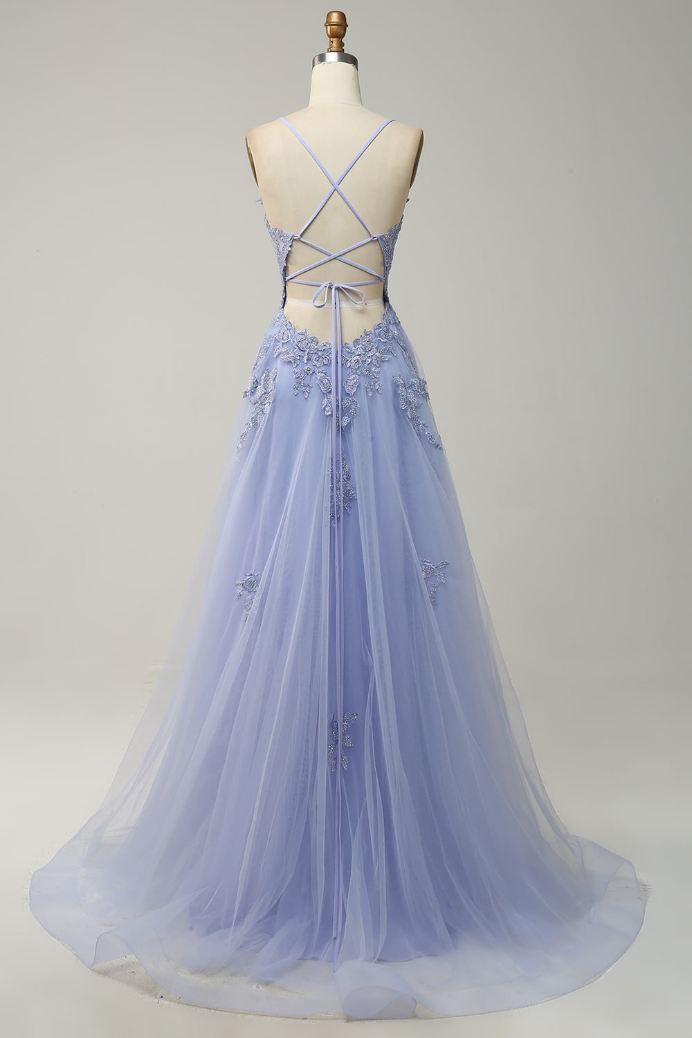 Abito elegante donna, modello A-line lungo, perfetto per cerimonie, balli e look serali raffinati.