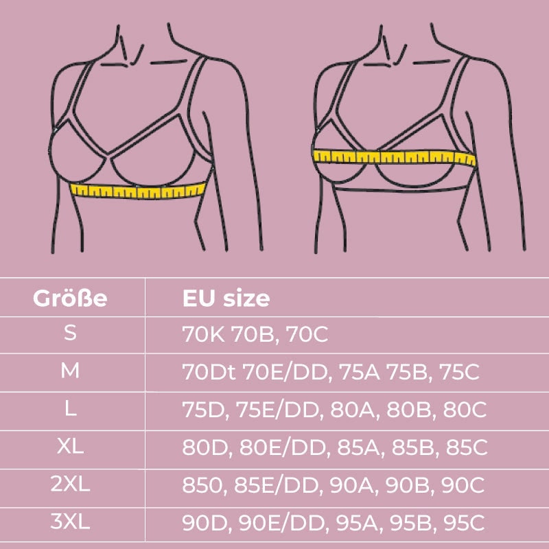 Bralette wireless versatile da donna. Intimo con schiena bassa, scollo profondo e dettagli in mesh.