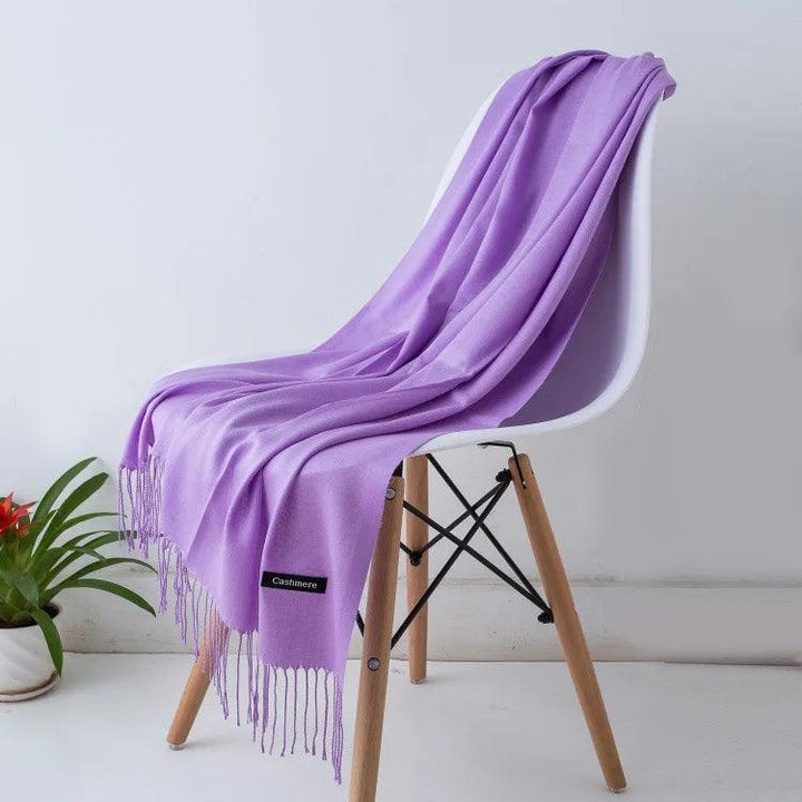 Sciarpa donna in cashmere ultra morbido, calore garantito.