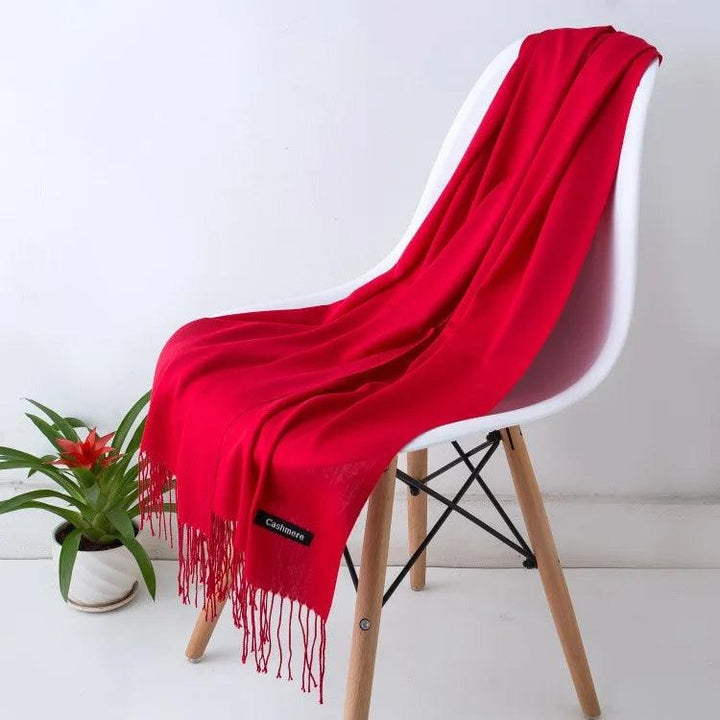 Sciarpa lussuosa in cashmere puro per donna, ultra morbida.