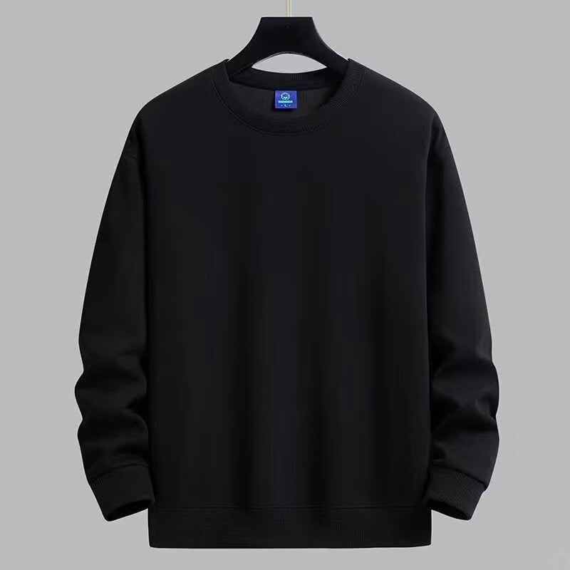 Felpa girocollo donna, spalle scese, bordo a costine. Look casual e confortevole per l'autunno e la primavera.