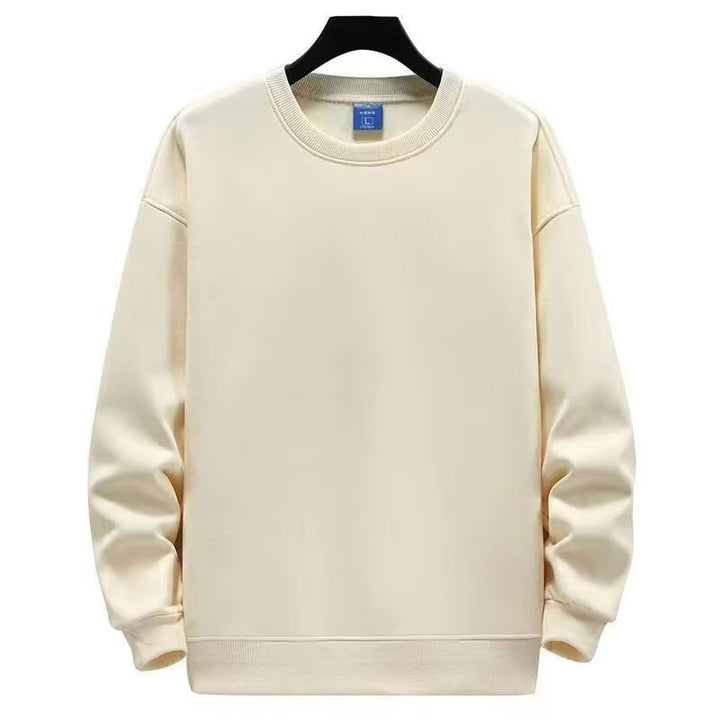 Comoda felpa donna girocollo con spalle scese e bordo a costine, ideale per outfit casual invernali.