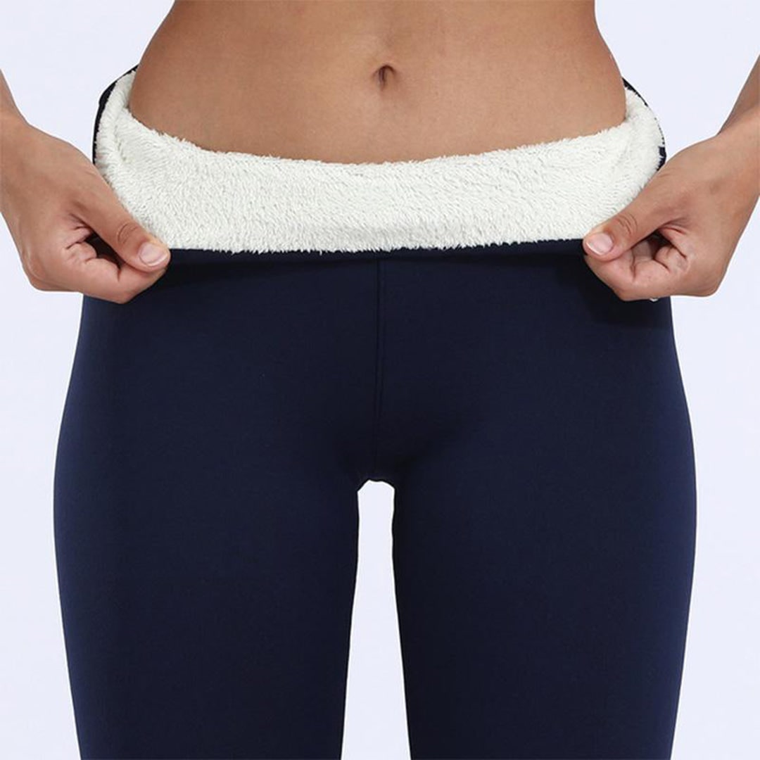 Leggings termici premium donna, vita alta, con comfort avvolgente per le giornate fredde invernali.