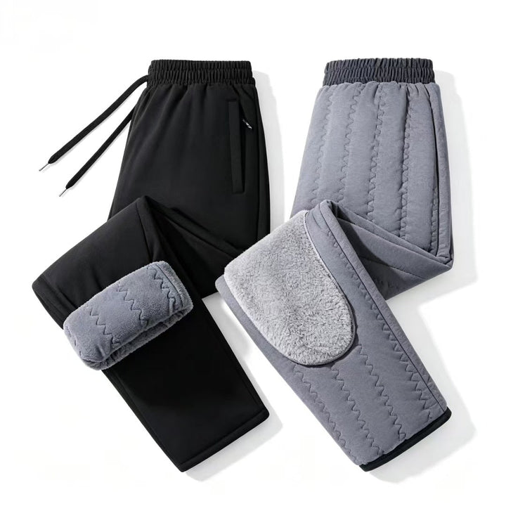 Joggers donna trapuntati per comfort e calore superiori. Ideali per relax invernale e abbigliamento casual.