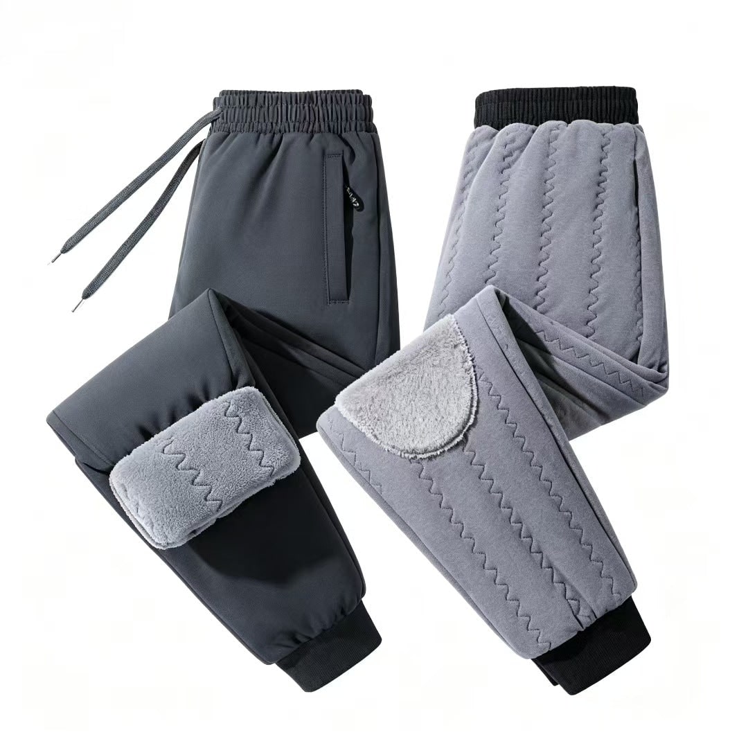 Pantaloni tuta donna trapuntati con ginocchia rinforzate. Perfetti per sportivo e comfort invernale caldo.