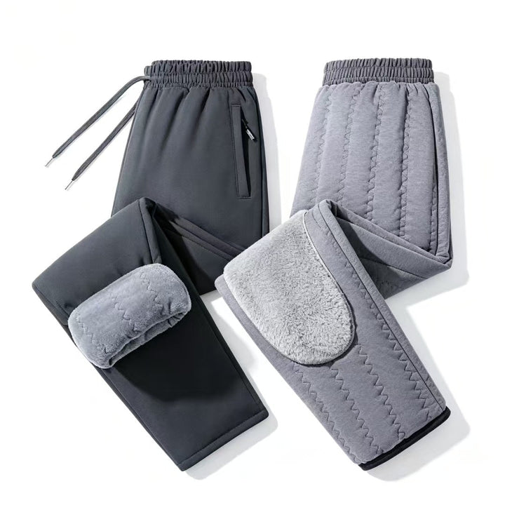 Joggers donna trapuntati, perfetti per momenti di relax e per stare al caldo in inverno. Abbigliamento comodo.