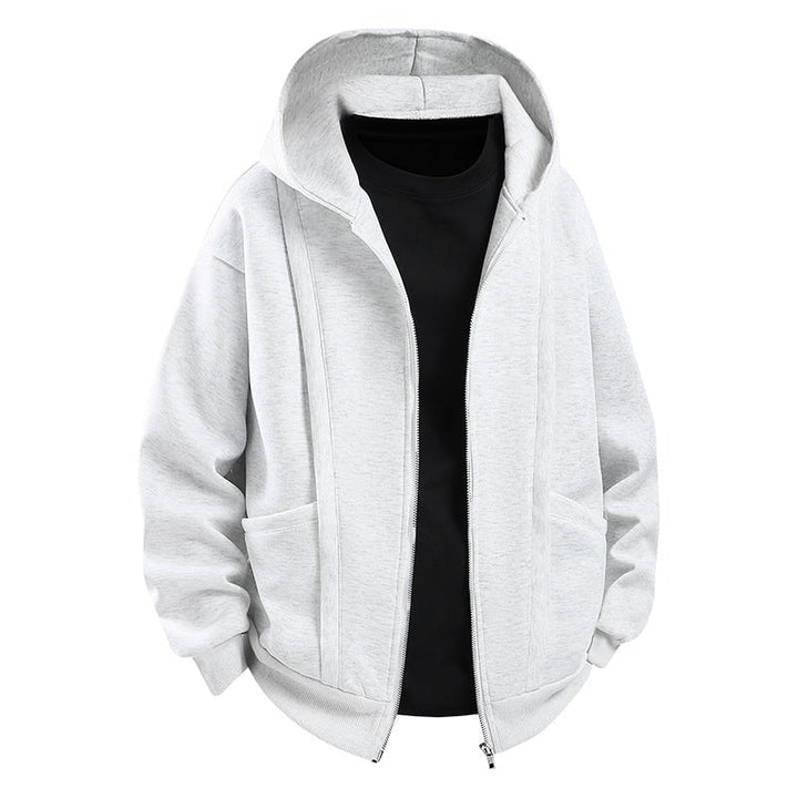 Abbigliamento donna: felpa con cappuccio e full zip per un comfort ottimale, un capo versatile e sempre di moda.