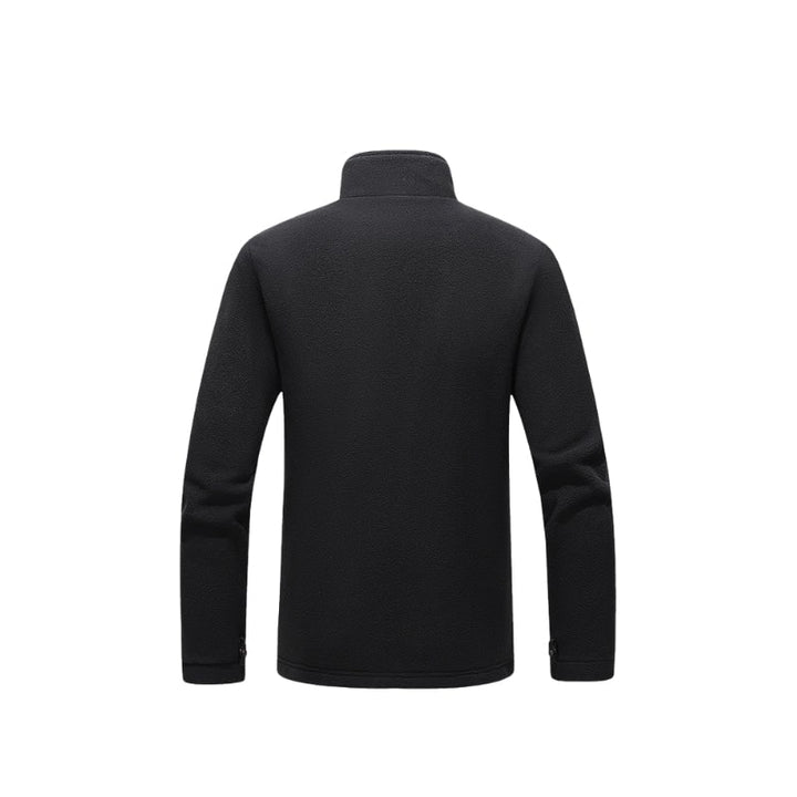 Giacca riscaldata da donna con collo alto e sistema USB, offre calore ottimo per esterno e sport invernali.