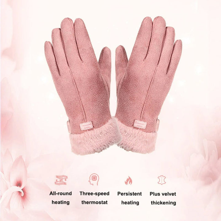 Guanti invernali riscaldati da donna: accessori caldi che uniscono moda e funzionalità contro il freddo.