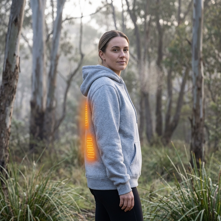 Gilet felpa riscaldata da donna, comfort massimo per l'inverno, perfetto per ogni attività outdoor.