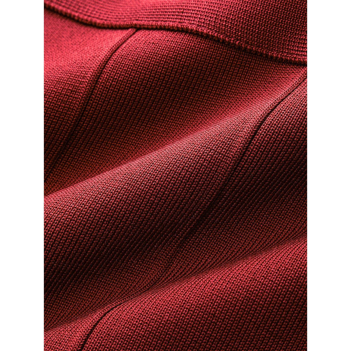 Abito fasciante bodycon donna, scollo a V, mini. Vestito elegante e attillato per cocktail, serate o occasioni speciali.