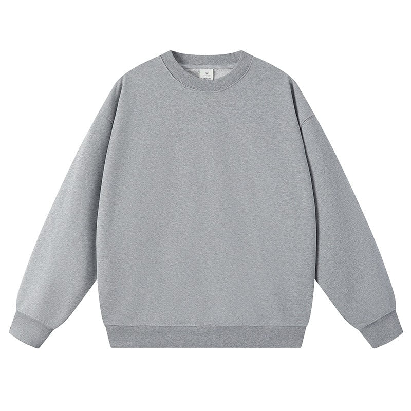 Felpa girocollo oversize da donna per un look rilassato, contemporaneo e di tendenza.