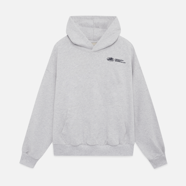 Felpa comoda donna oversize con cappuccio, grafica moderna, spalla scesa per stile casual.