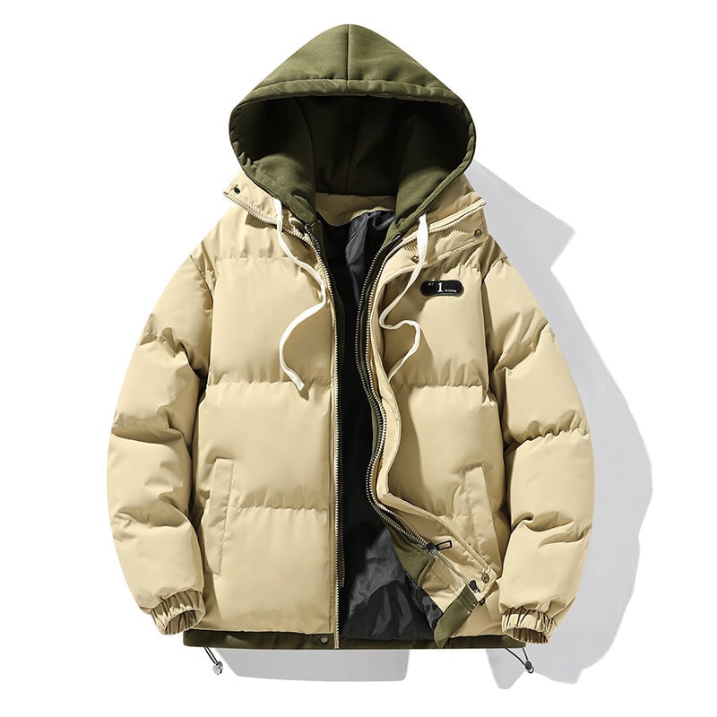 Piumino donna autunnale/invernale, giacca calda con cappuccio, comoda e pieghevole per il quotidiano.