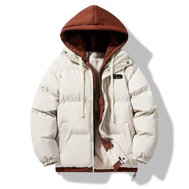 Elegante giacca piumino donna con cappuccio, design pieghevole per praticità e stile in città.