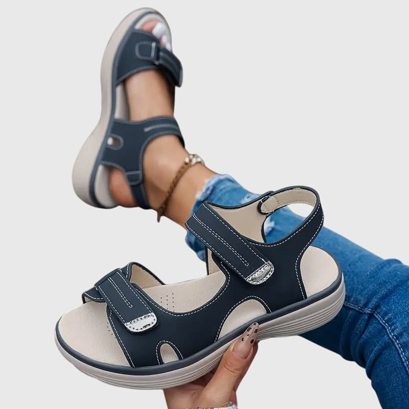 Sandali donna versatili con plateau, comfort, supporto ortopedico regolabile per ogni occasione estiva.