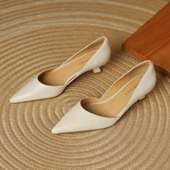 Scarpe donna décolleté con tacco basso, per un look elegante e senza sforzo. Comfort assicurato.