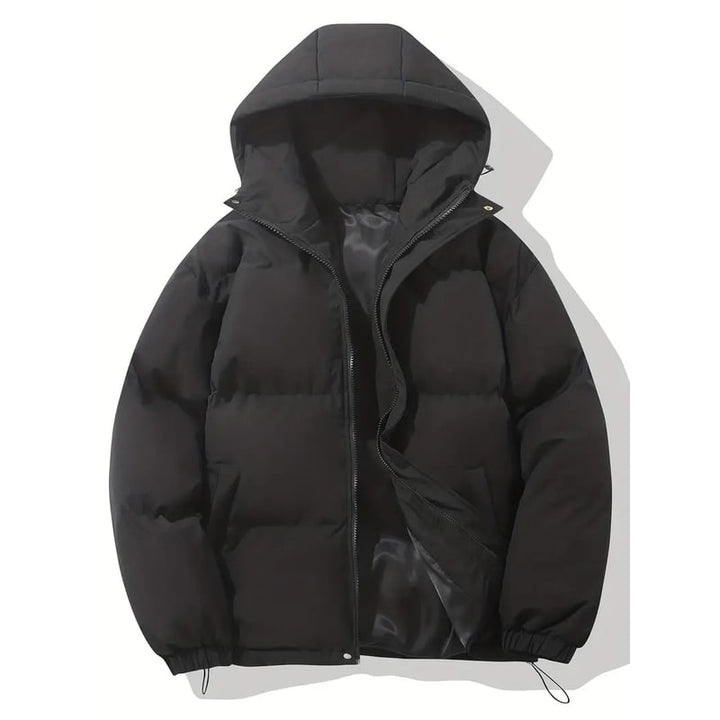 Piumino trapuntato da donna con cappuccio per un inverno caldo e confortevole.