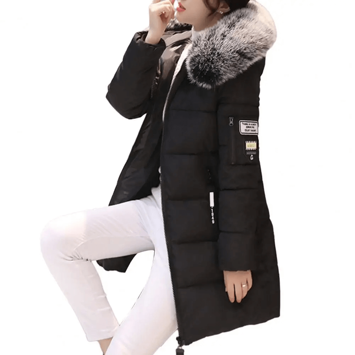 Giacca donna invernale versatile, trapuntata, a mezza lunghezza con cappuccio, per ogni occasione.