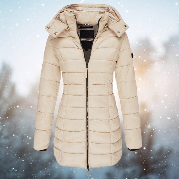 Piumino donna elegante e caldo per l'inverno, con design lungo e trapuntato. Moda e comfort garantiti.