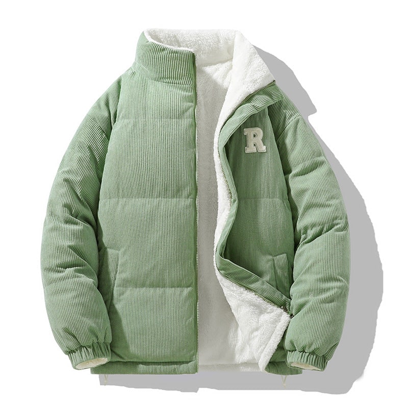 Piumino donna versatile con collo alto, giacca trapuntata e reversibile per uno stile casual invernale.
