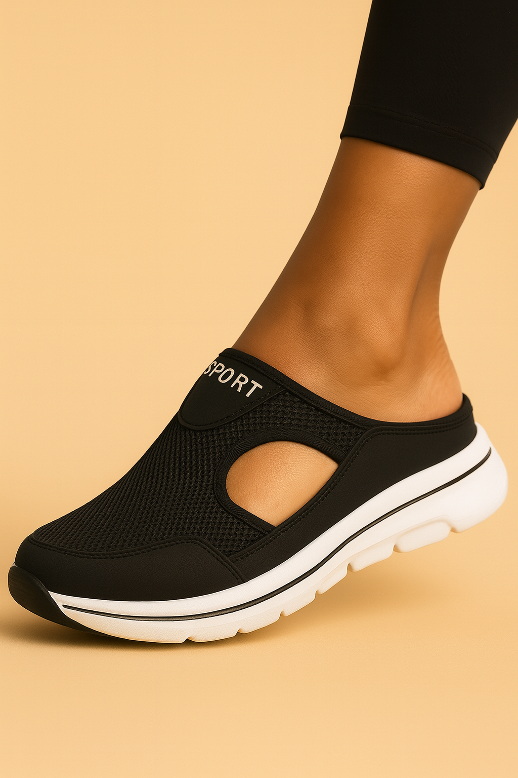 Zoccoli donna slip-on comodi e traspiranti, ideali per comfort quotidiano e passeggio estivo.