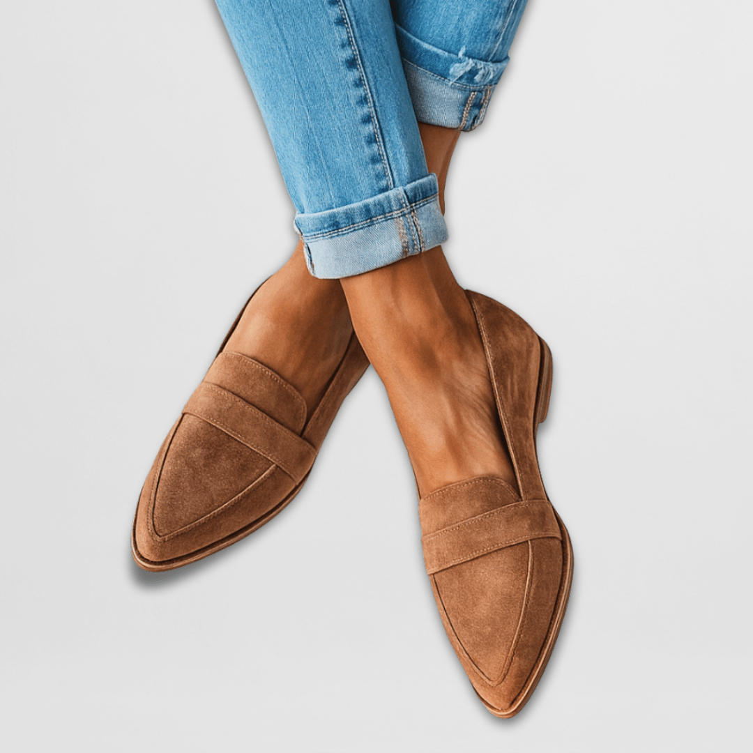 Mocassini slip-on da donna eleganti e comodi, perfetti per l'ufficio e il quotidiano. Scarpe basse primaverili/autunnali.