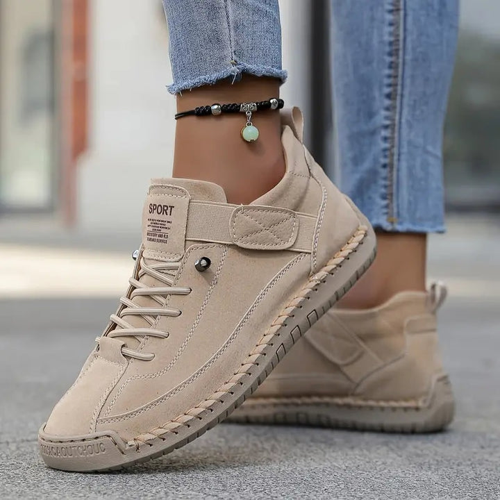 Scarpe senza lacci da donna, sneakers slip-on casual per un comfort imbottito e uno stile pratico.