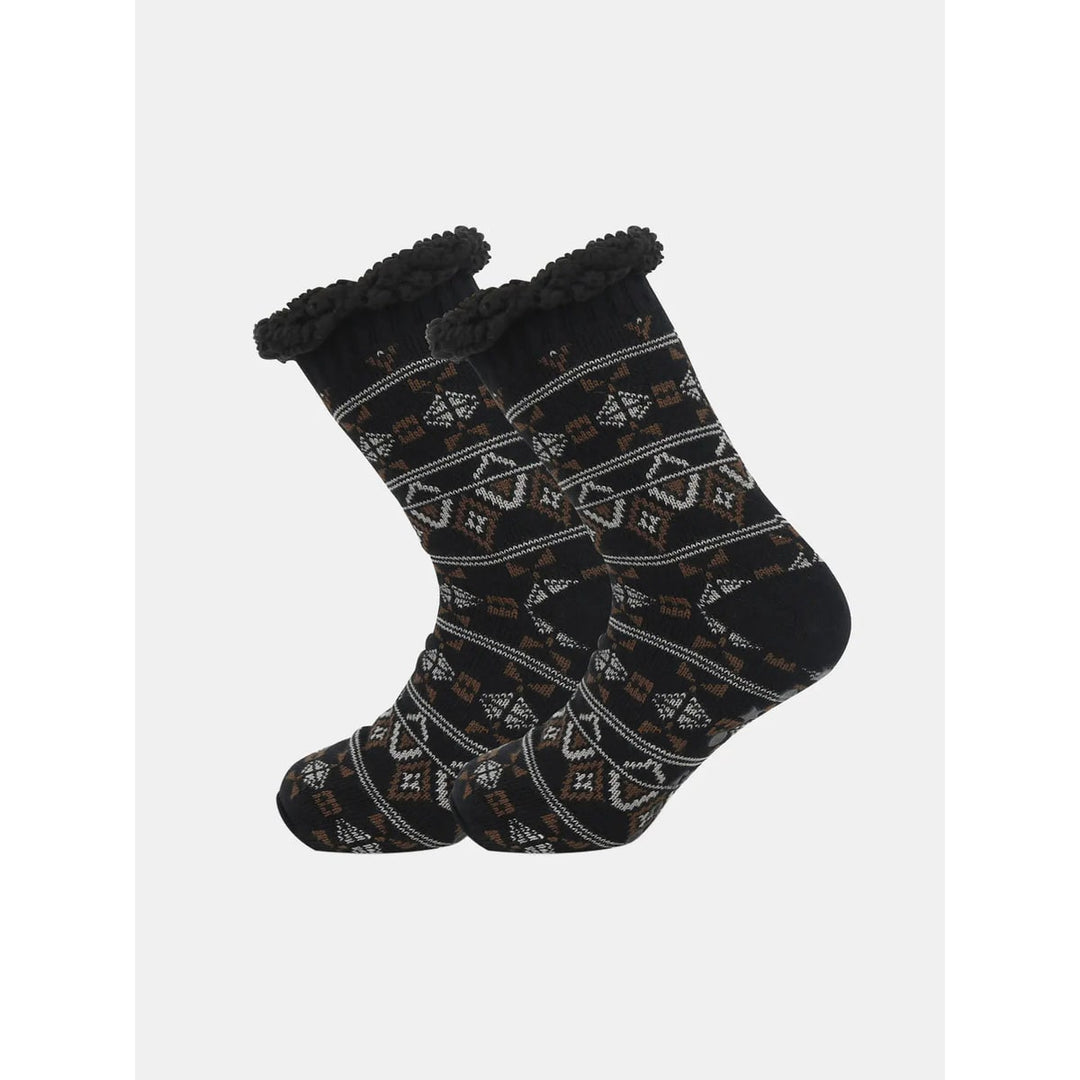 Calze pantofola donna antiscivolo, garantiscono sicurezza e calore, con un interno super morbido per il relax.