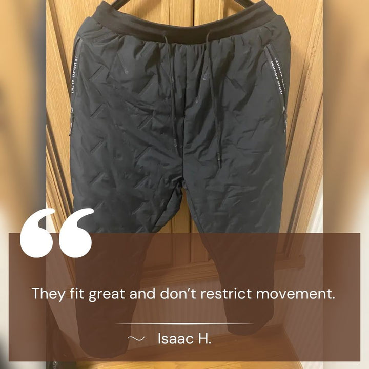 Pantaloni da donna termici invernali, stile jogger, resistenti all'acqua per calore e libertà di movimento.