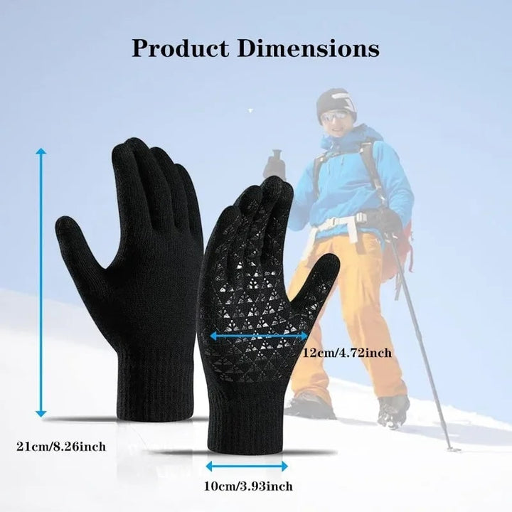 Regalo donna: guanti invernali sportivi, caldi, touchscreen e antiscivolo, ideali per ciclismo e corsa.