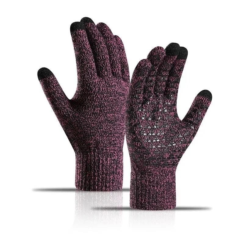 Guanti da corsa invernali donna, touchscreen, con palmo antiscivolo per grip e calore. Accessori sportivi.