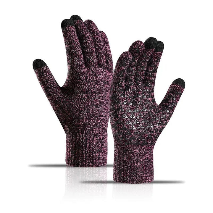 Guanti da corsa invernali donna, touchscreen, con palmo antiscivolo per grip e calore. Accessori sportivi.