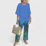 Royal Blue Floral