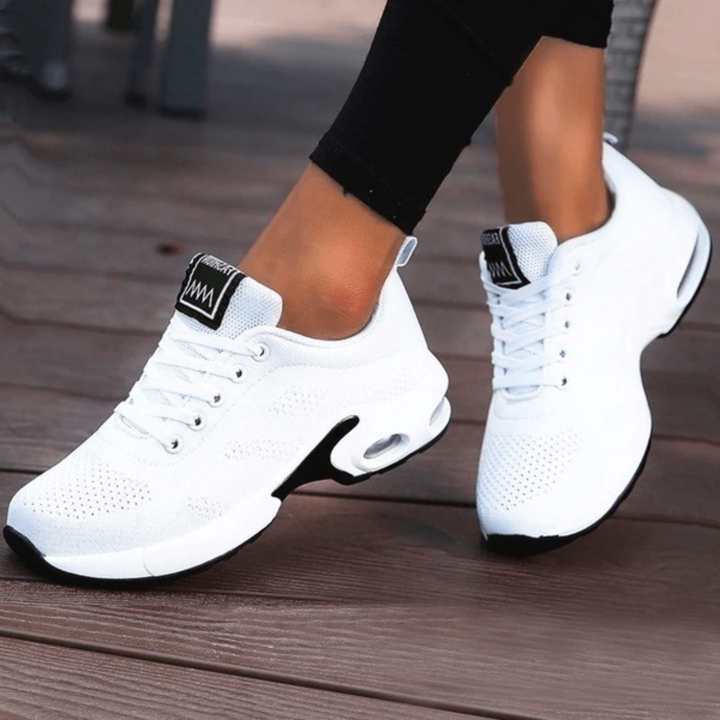 Sneakers da passeggio donna, leggere e ammortizzate Air Cushion. Comfort superiore per ogni passo.