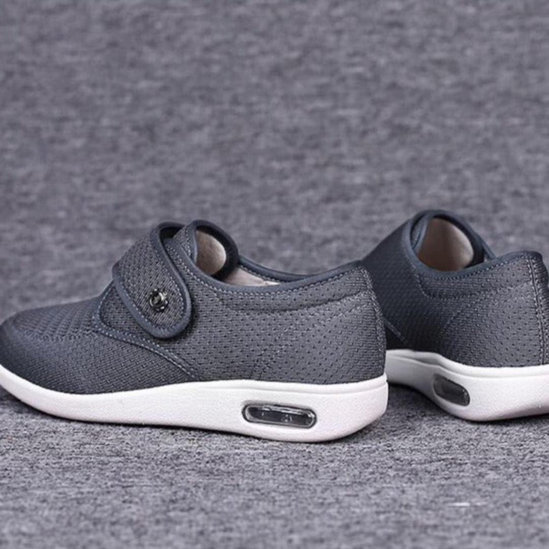 Scarpe casual da donna traspiranti e comode, perfette per il comfort quotidiano con chiusura a strappo pratica.