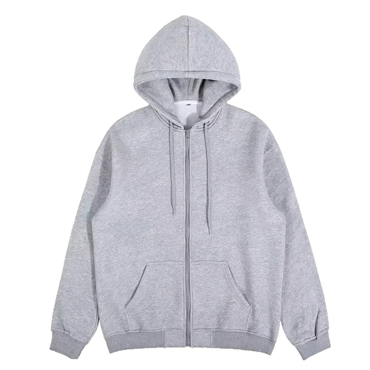 Loungewear donna: felpa con cappuccio e cerniera per massimo comfort e stile casual rilassato. Versatile.