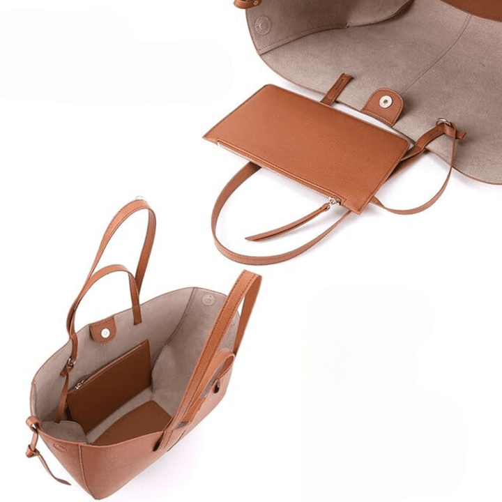 Borsa tote donna strutturata, con tracolla regolabile, un must-have elegante per la moda quotidiana.