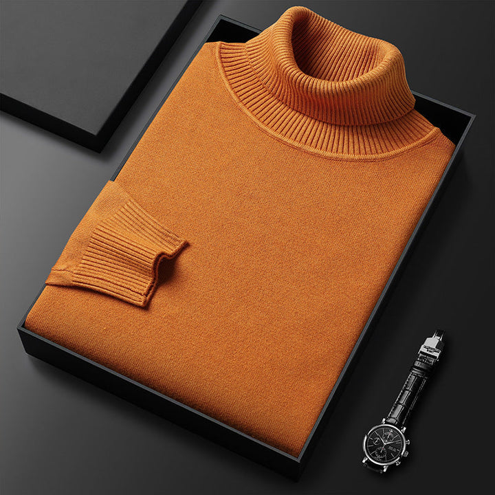 Maglione uomo a collo alto, caldo, confortevole ed elegante per affrontare l'inverno con stile.