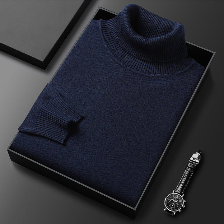 Maglione uomo a collo alto per affrontare l'inverno con calore, comfort ed eleganza.