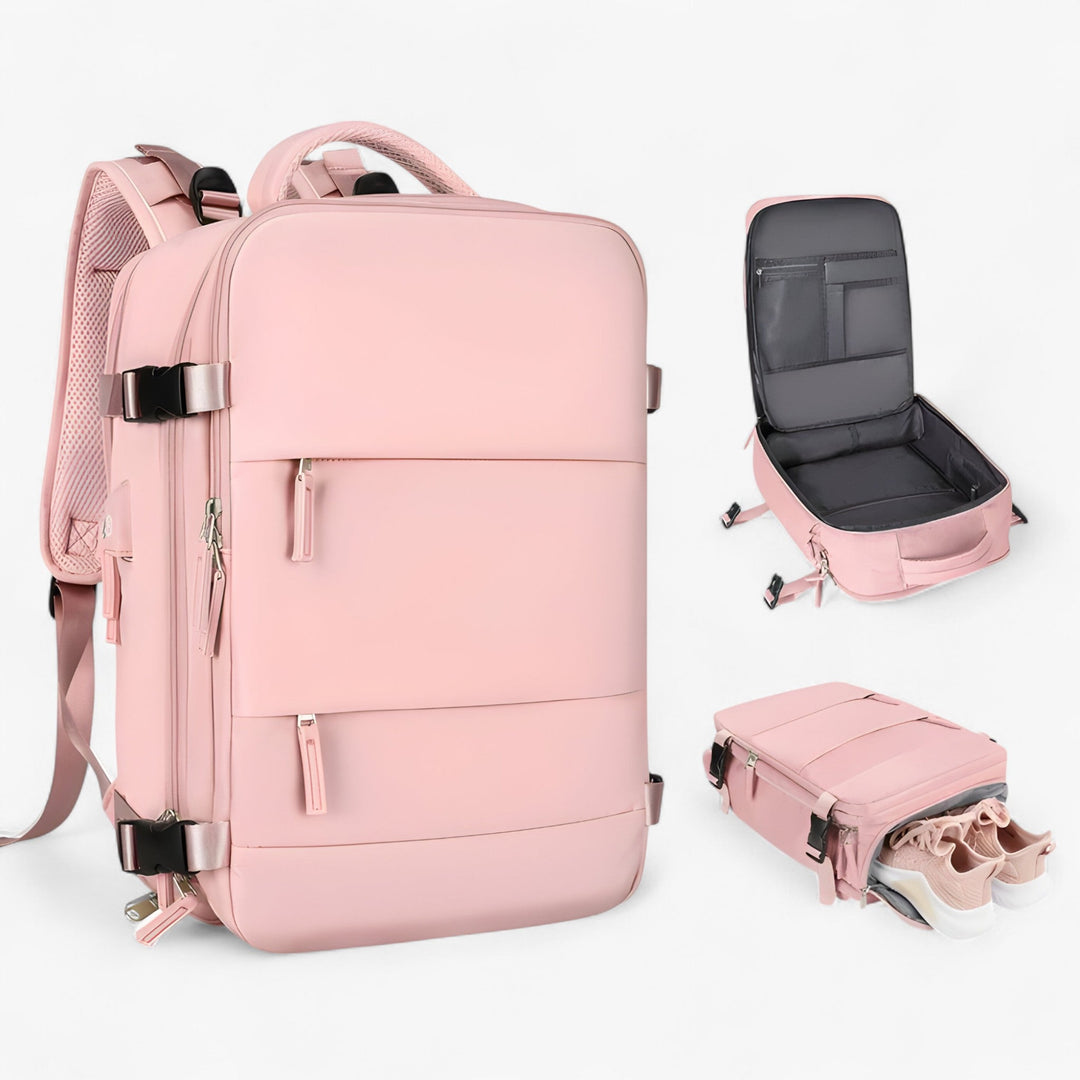 Zaino da viaggio pratico e versatile, stile unisex, convertibile per diverse necessità. Multicolore.